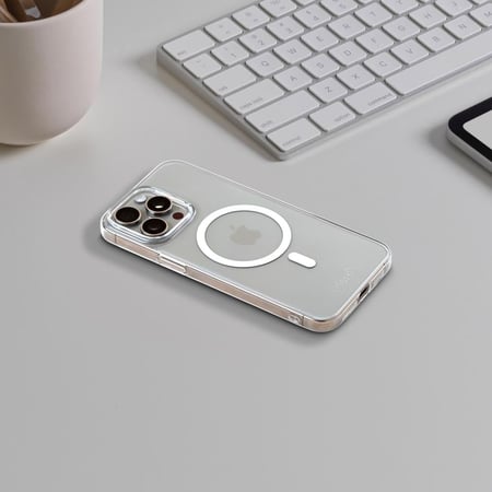 دارك - SLIM جراب ماق سيف لاجهزة الايفون - شفاف