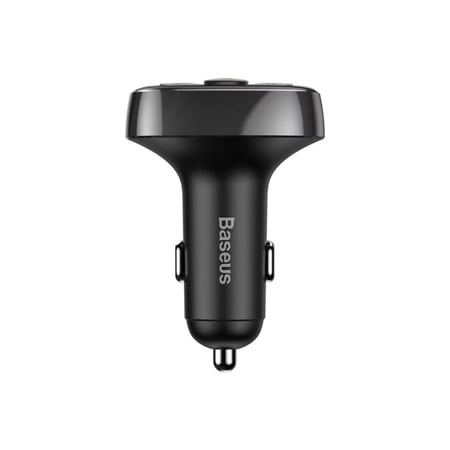 بيسوس - جهاز إرسال إف إم بتقنية البلوتوث 2xUSB microSD - أسود