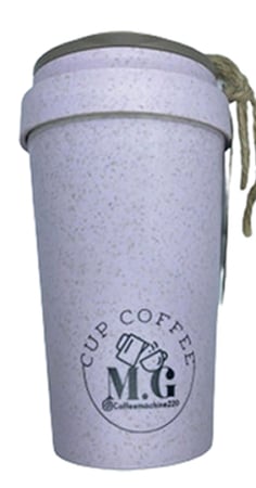 كب كوفي - حافظة للمشروب 380ml متعددة الالوان