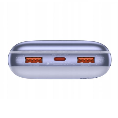 بيسوس - بطارية متنقلة بقوة 22.5 واط بسعه 20,000 ملي امبير - بنفسجي