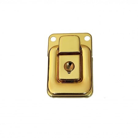 قفل علبه لون ذهبي