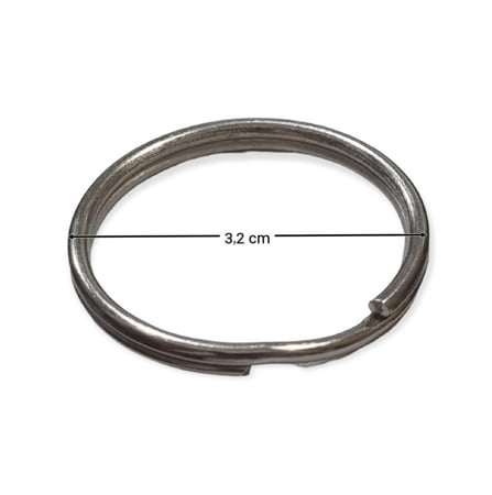 حلقة مفاتيح 32 ملي 3 حبات بريال