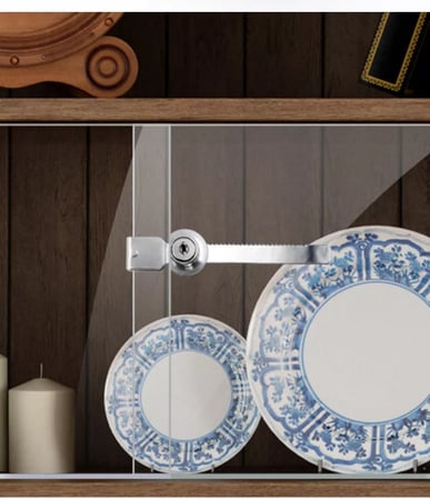 قفل باب زجاج سحاب