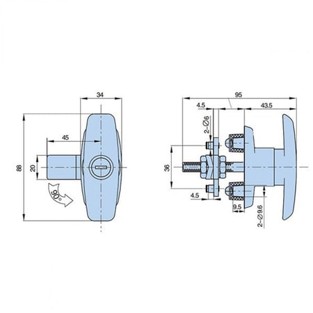 قفل صندوق حديد +شد سيارات الرحلات