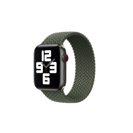 سوار ساعة ابل قماشي- أخضر 42-45