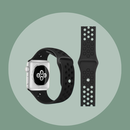 سوار ساعة ابل نايك مقاس 42/44/45 اسود