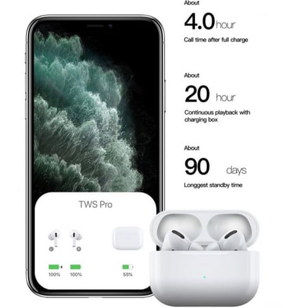 سماعة ايربود برو - AirPods pro من شركة PORMASS