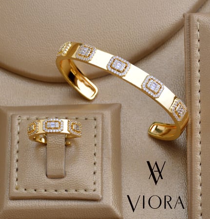 طقم إسوارة مع خاتم