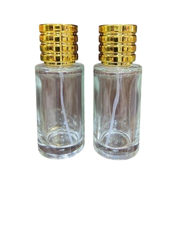قوارير عطور دائري شفاف 50 ملي برم