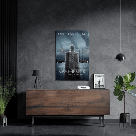 لوحة معدنية بوستر دنيرس تارغيريان مسلسل قيم اوف ثرونز النهاية