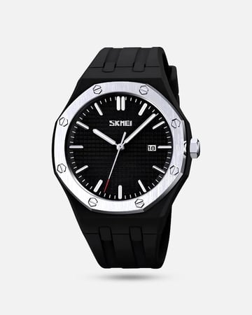 ساعة رجالية ربر شبيهة ادمارس بياجيه اسود