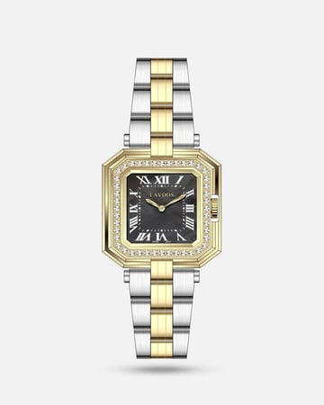 ساعة ذهبية مربعة لافوس