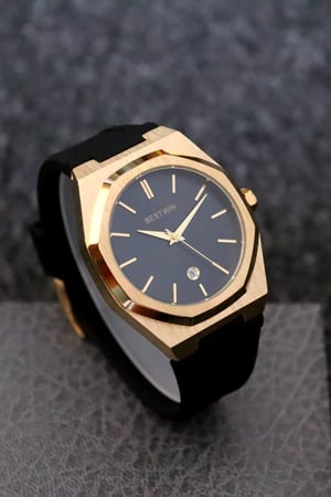 ساعة رجالية سوداء - اصل الفخامة