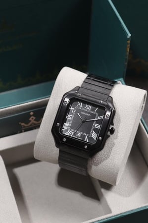 ساعة معصم ستيل فضي