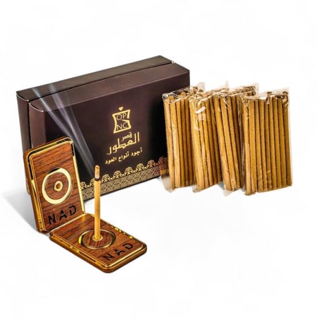 100 عود ند VIP مع 2 مبخرة هدية