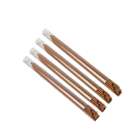 4 أنابيب من اعواد الند الفيتنامي 16سم سمك 3مل