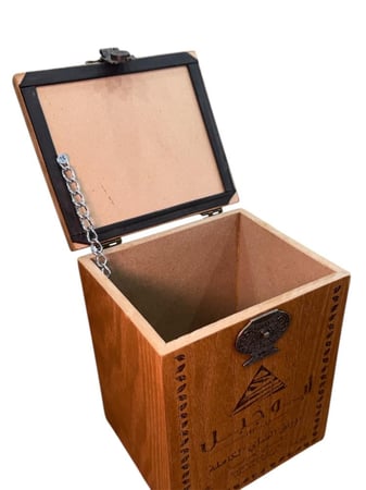 صندوق شاي خشب تراثي ربيع