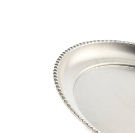 صحن معدن مشرشر قطر 32سم