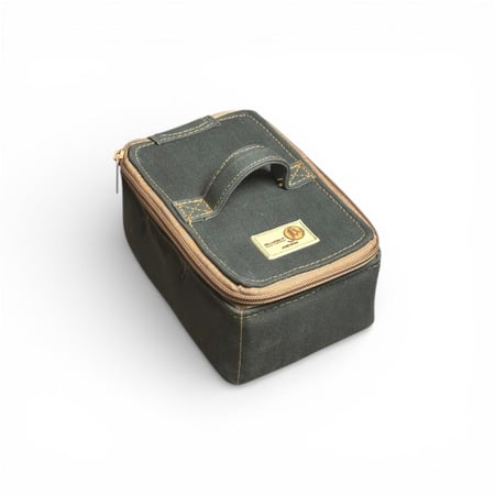 حافظة 4 بيالات 4 فناجيل مربع زيتي