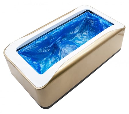 جهاز لتغطية القدمين عند دخول الأماكن الداخلية