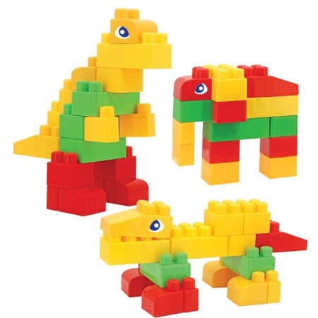 مجموعة مكعبات XXL للأطفال مع تصميم آمن وملون