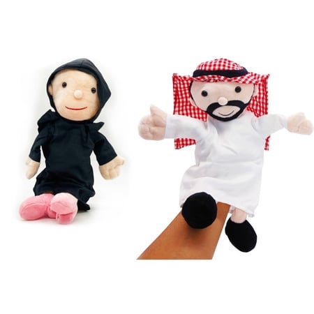 دمية يد بتصميم عربي تقليدي