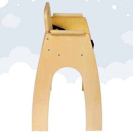 كرسي خشبي للأطفال لتوفير الأمان أثناء الجلوس