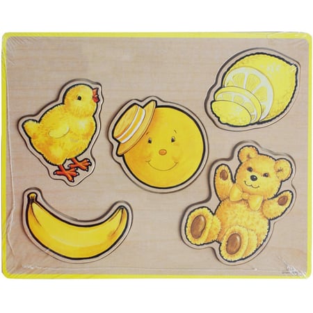 تعلم الألوان والأشكال مع لوحات خشبية