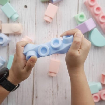 مكعبات لينة 18 قطعة