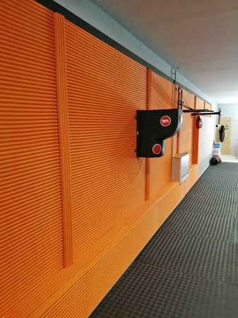 فوم امان الجدران والزويا والاعمدة 2 متر في 1 متر - خارجي وداخلي - برتقالي