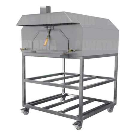 فرن بيتزا بطوب حراري تجاري – فرن بيتزا احترافي ستانلس ستيل