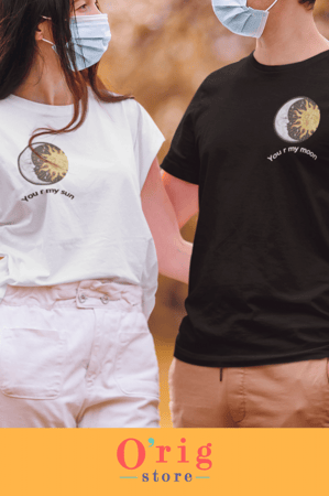 تيشيرتات ثنائي القمر والشمس