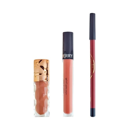 قلم تحديد الشفاه أحمر شفاه سائل وملمع شفاه