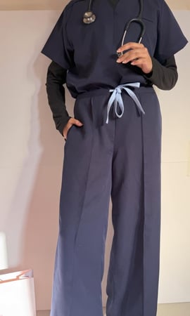 Formal-scrub - jacket- كحلي