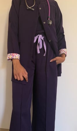 Formal -scrub-jacket-purple