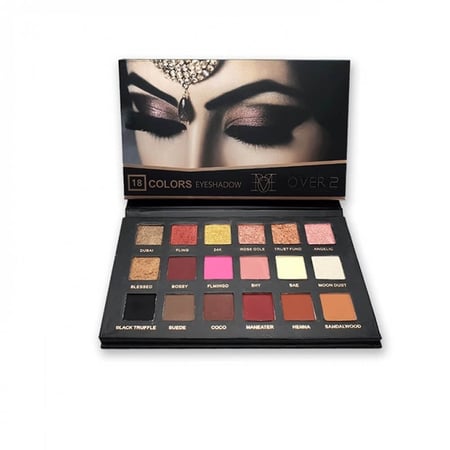 مجموعه ظلال العيون 18 لون M2201 - ميك اوفر22