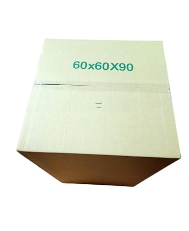 كرتون شحن سميك 5 طبقات مقاس (60x60x90) W7 بني