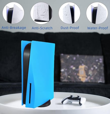 غطاء بلاستيشن 5 سي دي- ازرق بحري