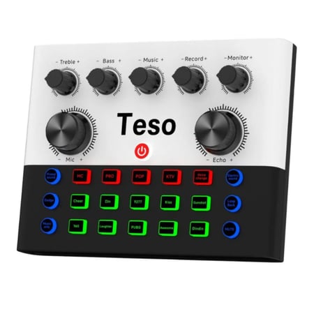 مكسر ومايك من TESO حزمة 3 في 1 VICTOR MIC AND MIEXER
