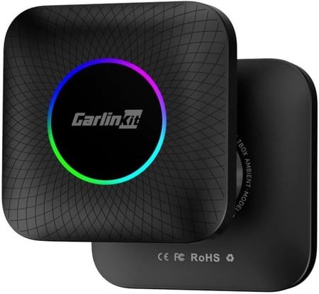 كارلينكيت مشغل Carplay لاسلكي نظام اندرويد 13 بسعة 128GB مع 8GB رام كوالكوم 6225