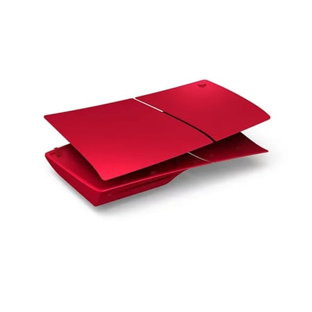 غطاء بلايستيشن 5 سليم سي دي و ديجتال من سوني - احمر عنابي