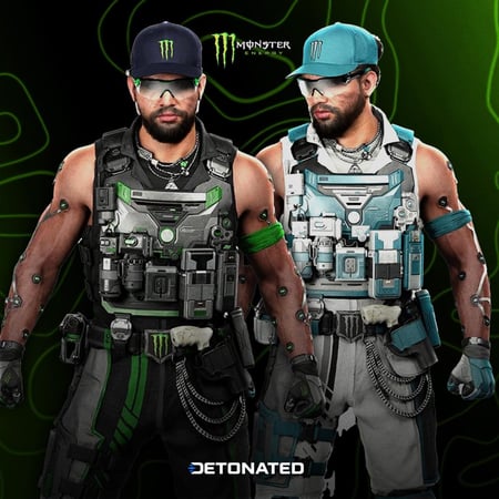 الحزمة كاملة - Call of Duty: Black Ops 7 - Exclusive Monster Energy Full Set Bundle