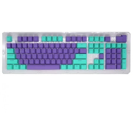 كي كابس ازرق وبنفسجي - keycaps  Blue and purple