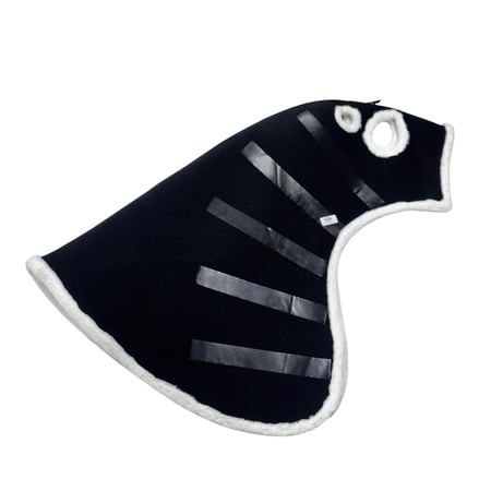 عراقة فرو للخيل للرقبة والصدر , مع فتحات للأذنين والعينين – لتخسيس الرقبة وحماية شاملة | مقاس XL