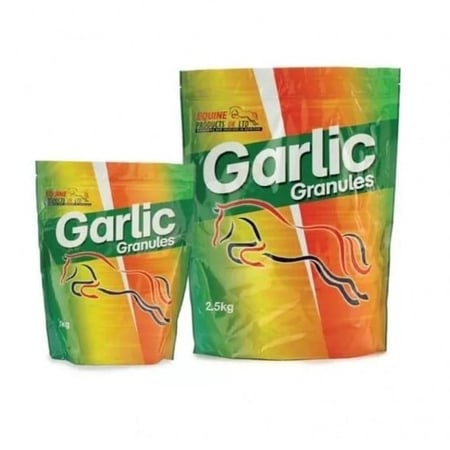 مكمل غذائي طبيعي بالثوم لتعزيز صحة الخيل وحمايتها من الطفيليات - 1 كيلو - 2.5 كيلو Garlic Granules
