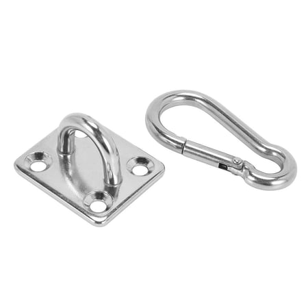 مصلب خطاف يثبت على الجدار من الستانلس ستيل المقاوم للصدأ شديد التحمل ومتعدد الوظائف مع قاعدة معدنية