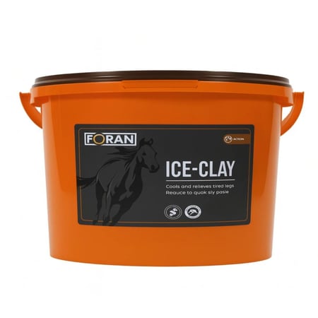 تركيبة من الطين الطبيعي، صُمم خصيصًا لتبريد الأرجل وتقليل التورم الناتج عن التمارين أو الإجهاد، مما يجعله مثاليًا للاستخدام بعد السباقات والمعارض لراحة وأداء أفضل [Foran] Ice Clay 14 Kg