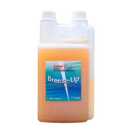 مكمل سائل فعال مصمم خصيصًا لدعم الجهاز التنفسي للخيول - ا لتر | BREEZE UP