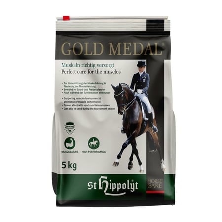 هيبوليت جولد ميدال للخيول، لدعم بناء العضلات وتحسين الأداء 5 كجم | Gold Medal
