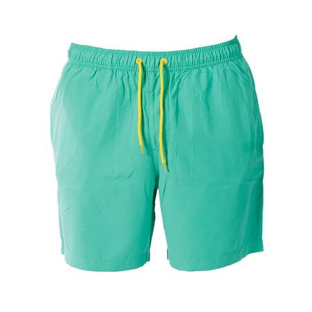 شورت أخضر مزرق بالأصفر